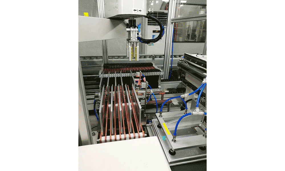 Sistema de producción y prueba de formación y clasificación de capacidad de baterías de litio