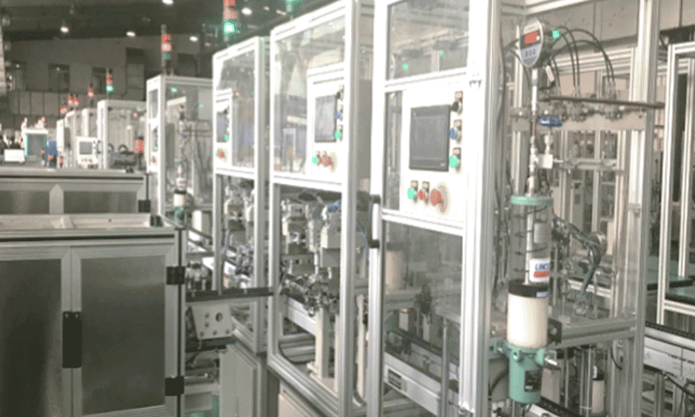 オートロック・アセンブリとテストライン