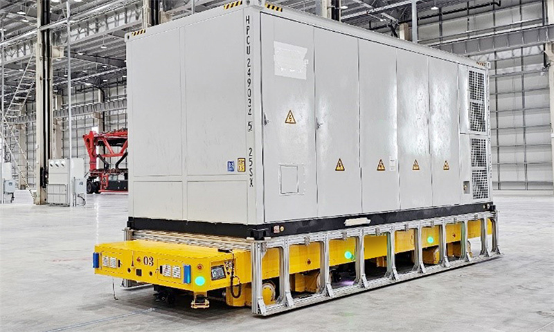 Die intelligenten Fertigungsfähigkeiten der SIASUN-Schwernutzlast-Mobilroboter（images 6）