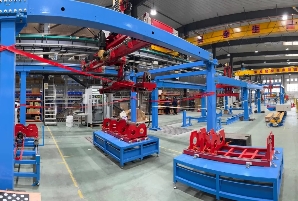 新能源锂电铜箔搬运上下料桁架机器人