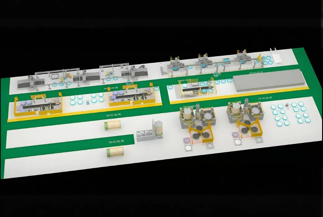 氢能电解槽总装生产线