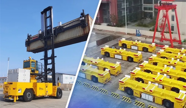 连创里程碑！星辉平台娱乐港口移动机器人海外累计交付超100台＆空集装箱堆码机器人正式发布